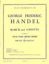 MARCH AND GAVOTTE BRASS QUARTET cover